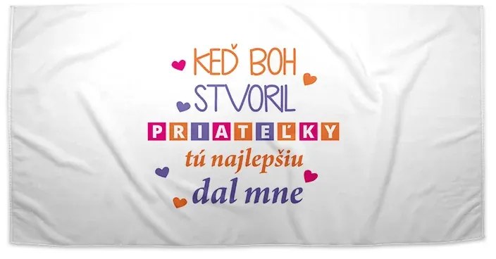 Sablio Uterák Keď Boh stvoril priateľky - 70x140 cm