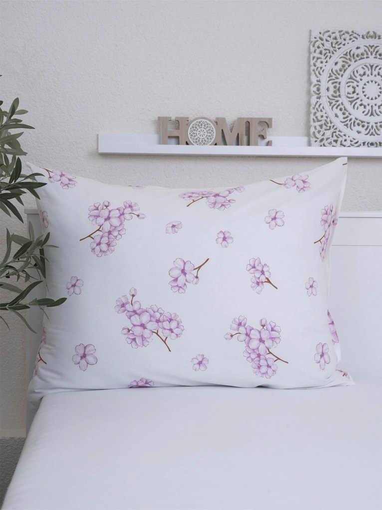 Bavlnená obliečka na vankúš Renforcé 70 × 90 cm - Sakura