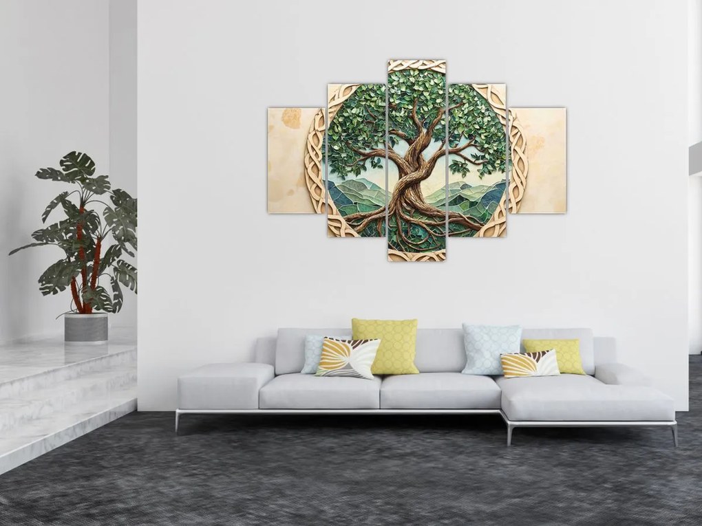 Obraz – Prepletený strom života (150x105 cm)