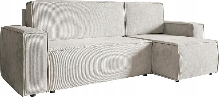 Rohová sedacia súprava Copenhagen L (piesková čierna)