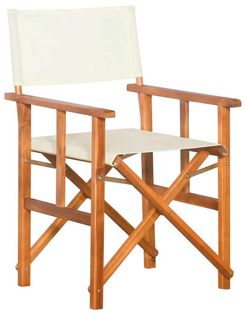 vidaXL Režisérska stolička, akáciový masív