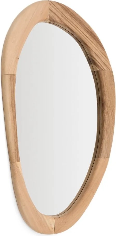 Nástenné zrkadlo s dreveným rámom 60x107 cm Selom – Kave Home