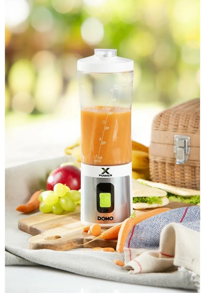 DOMO DO752BL bezdrôtový mixér na smoothie X-Powerto go