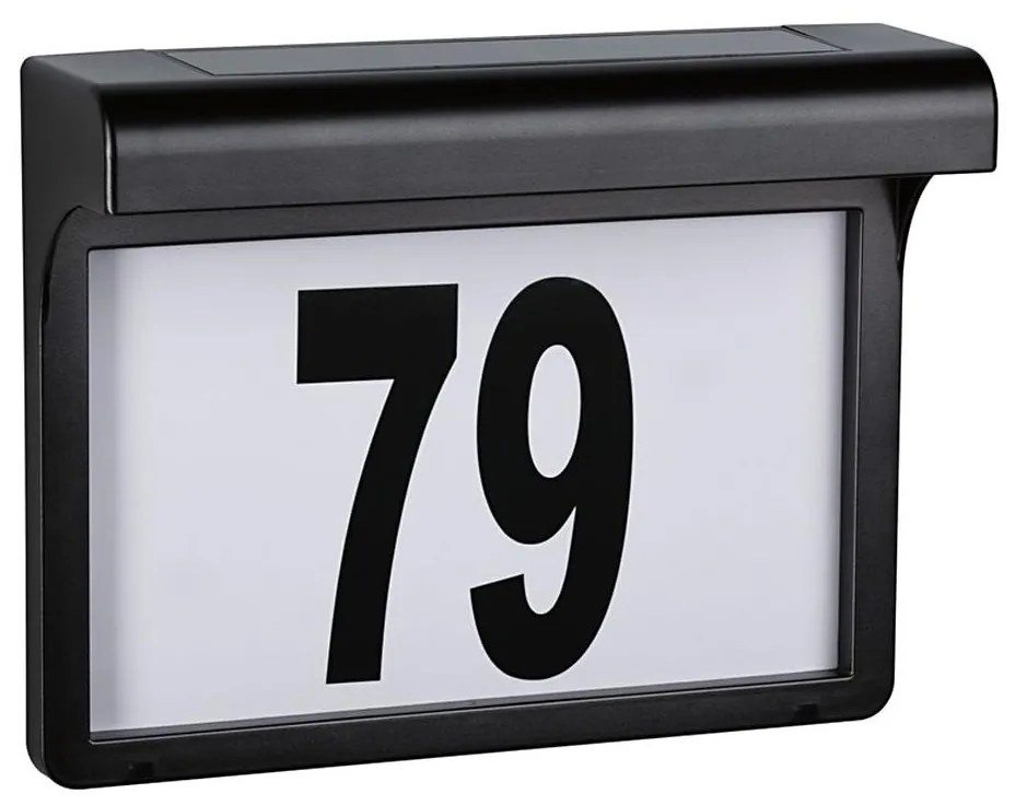 Paulmann 95388 - LED/0,05W IP44 Solárne domové číslo DAYTON 1,2V 600 mAh