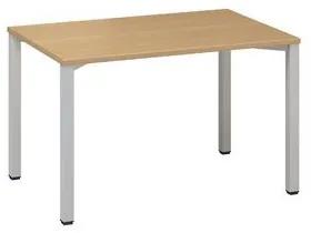 Kancelársky stôl Alfa 200, 120 x 80 x 74,2 cm, rovné vyhotovenie, dezén buk, RAL9022