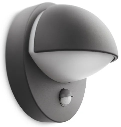 Philips - Vonkajšie nástenné svietidlo so senzorom JUNE 1xE27/12W/230V IP44