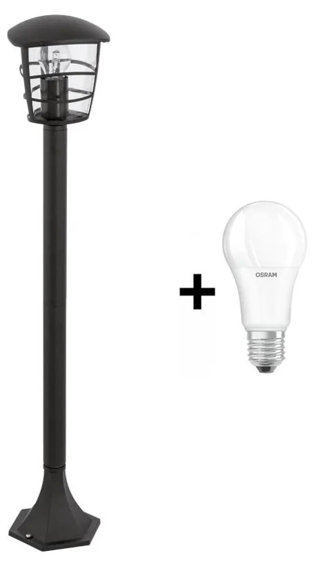 Eglo 93408 - LED Vonkajšia lampa ALORIA E27/8,5W/230V IP44