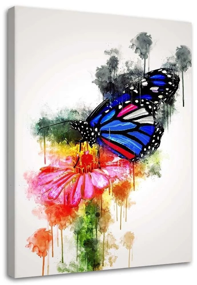 Gario Obraz na plátne Motýľ na kvete - Cornel Vlad Rozmery: 40 x 60 cm