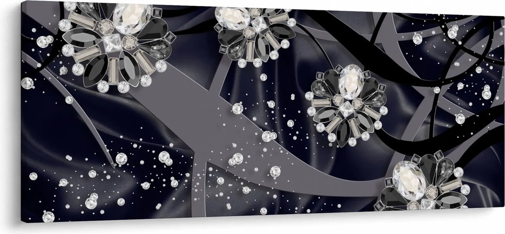 Obraz - Diamanty v priestore (120x50 cm)