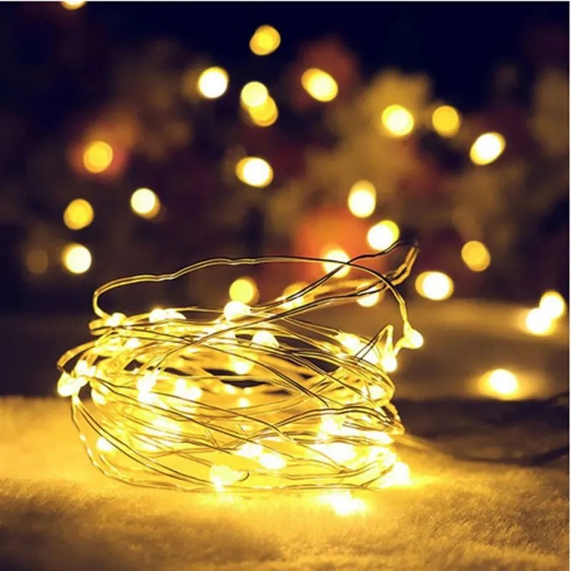 Vianočná svetelná reťaz 20 LED, teplá biela