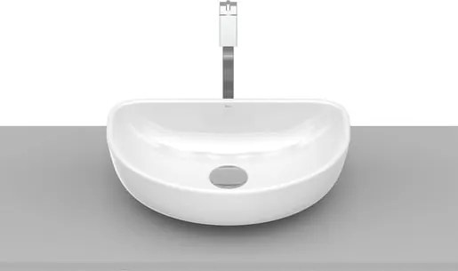 Roca Optica umývadlo na dosku 45x35 cm bez otvoru pre batériu, bez prepadu A327C10000