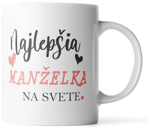 Sablio Hrnek Nejlepší manželka na světě - 200 ml - espresso