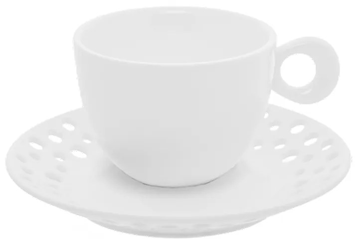 Mokka podšálka perforovaná 12,5 cm - Flow - 491176