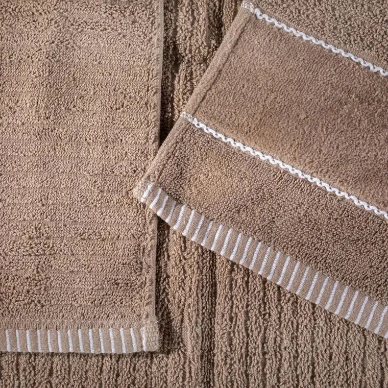 Sada 2 ks froté uterákov TEO taupe 50 x 90 cm