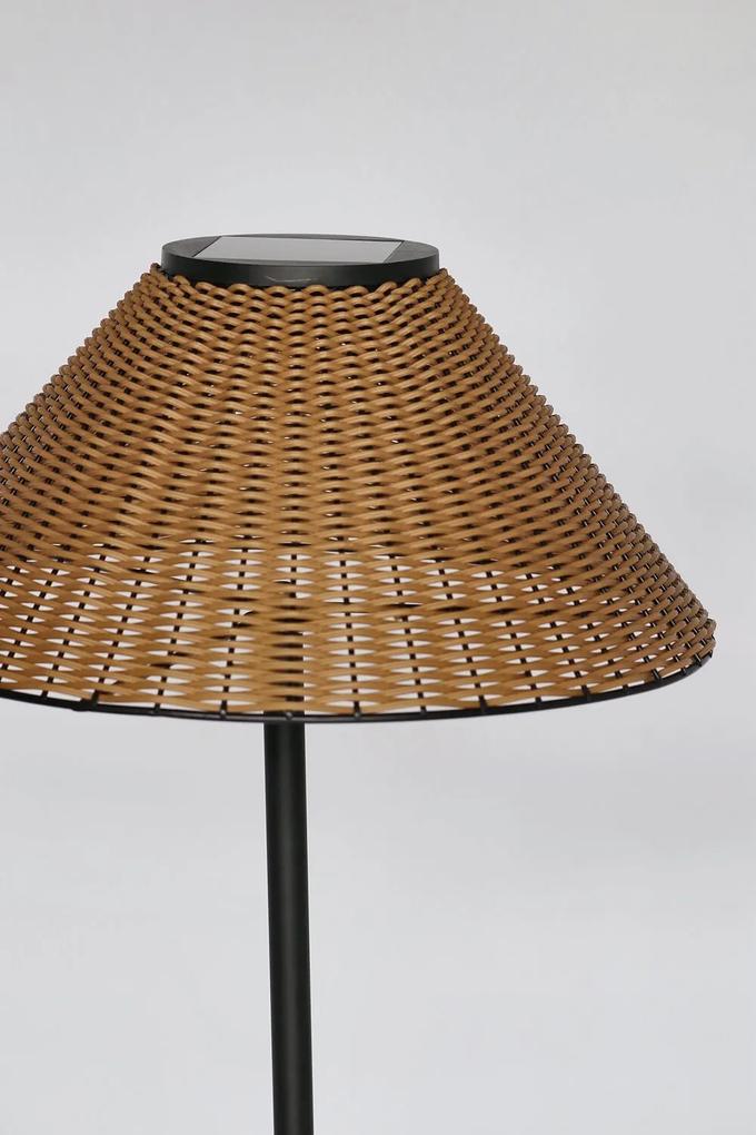 Solární stojací lampa kalya 160 cm přírodní MUZZA