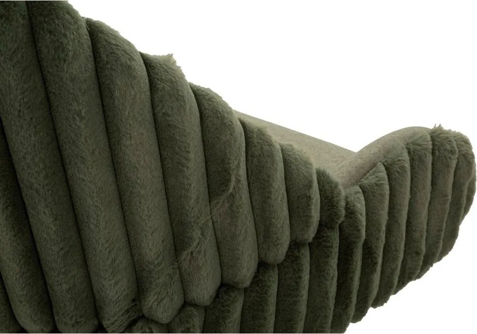 Zelená čalúnená jedálenské kreslá v súprave 2 ks s podrúčkami Stockholm – Mauro Ferretti