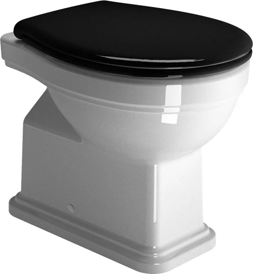 GSI CLASSIC WC misa stojaca, 37x54cm, zadný odpad, biela ExtraGlaze 871111