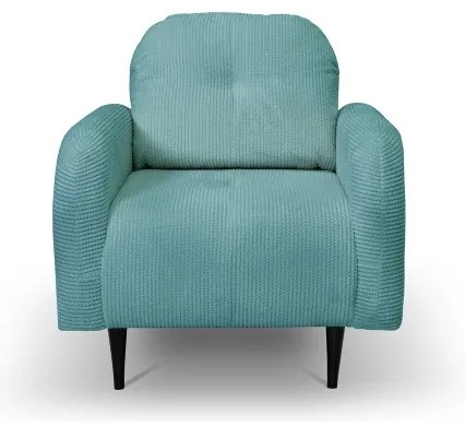 Čalúnené kreslo CLOUDY tyrkysové
