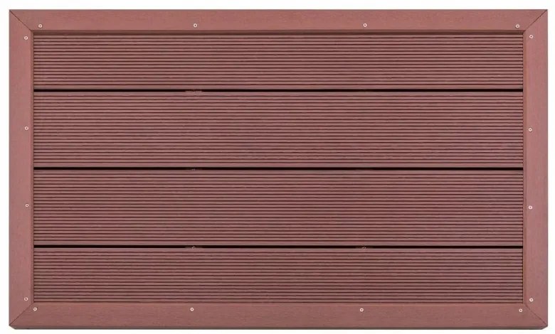 Podložka pod záhradnú sprchu hnedej farby