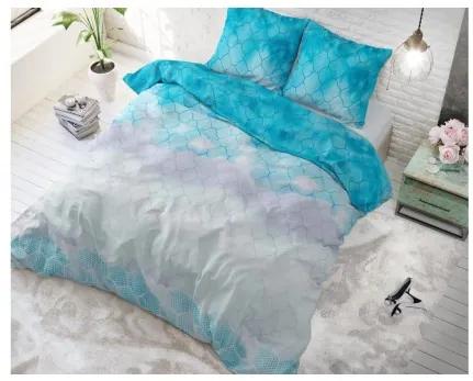 Sammer Vzorované obliečky na posteľ v modrej farbe 200x220 cm 8720105611803 200 x 220 cm