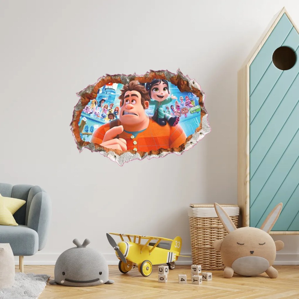 Samolepka na stenu "Ralph búra internet" 50x70cm