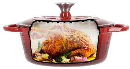 Silvercrest®  Liatinový pekáč, 3 l (červená)  (100393109)