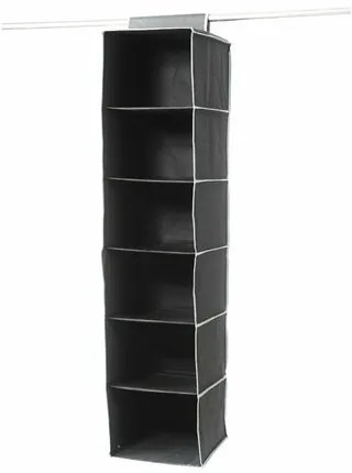 Compactor Závesný organizér na oblečenie, 30 x 30 x 128 cm