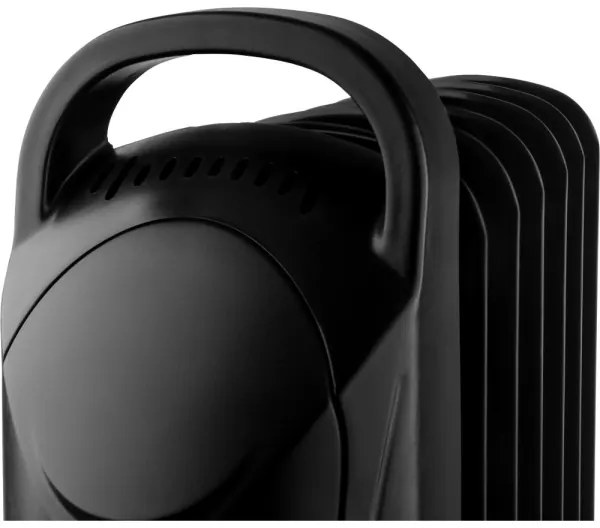 Sencor - Olejový radiátor s 7 rebrami 700W/230V čierna