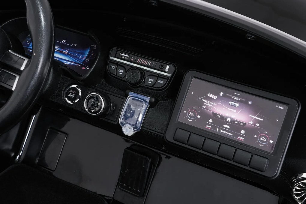 Ramiz Mercedes-Benz GT63 AMG elektrické autíčko pre deti čierne