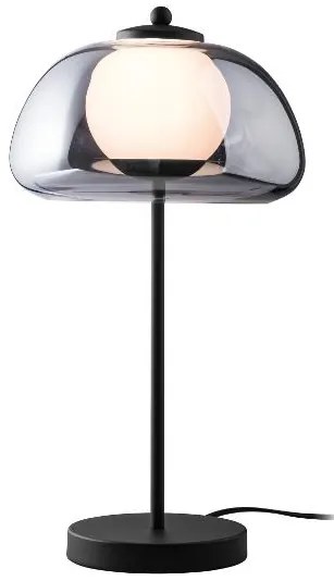 Livarno home Stolná LED lampa (sivé sklo) (100393468)