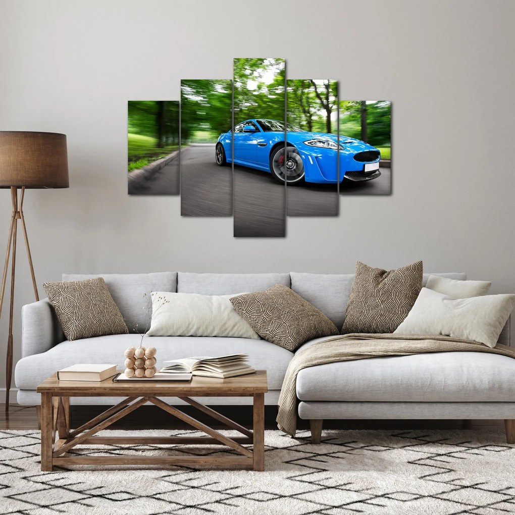 Obraz - Závodné auto (150x105 cm)