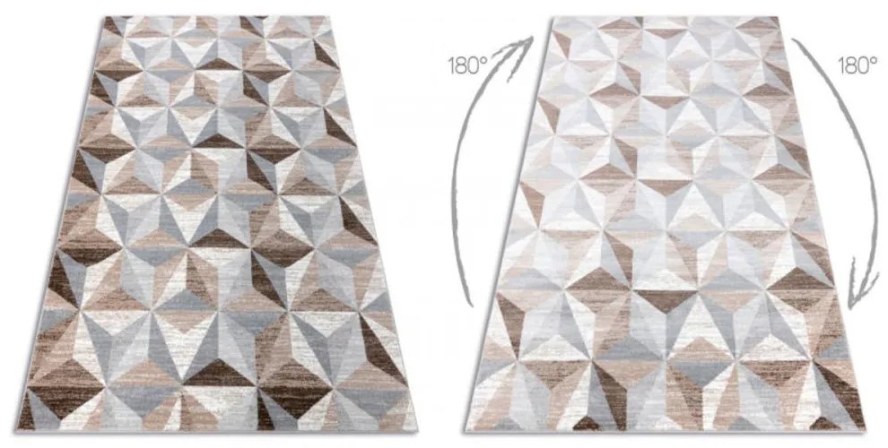Kusový koberec Jorga béžovo sivý 133x190cm