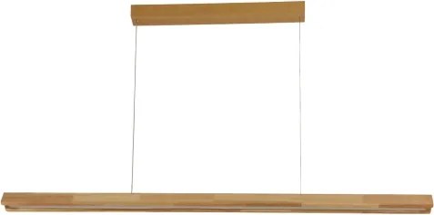 Brilagi - Závesný LED luster na lane UMEA WOOD LED/30W/230V 120 cm, kaučukovník