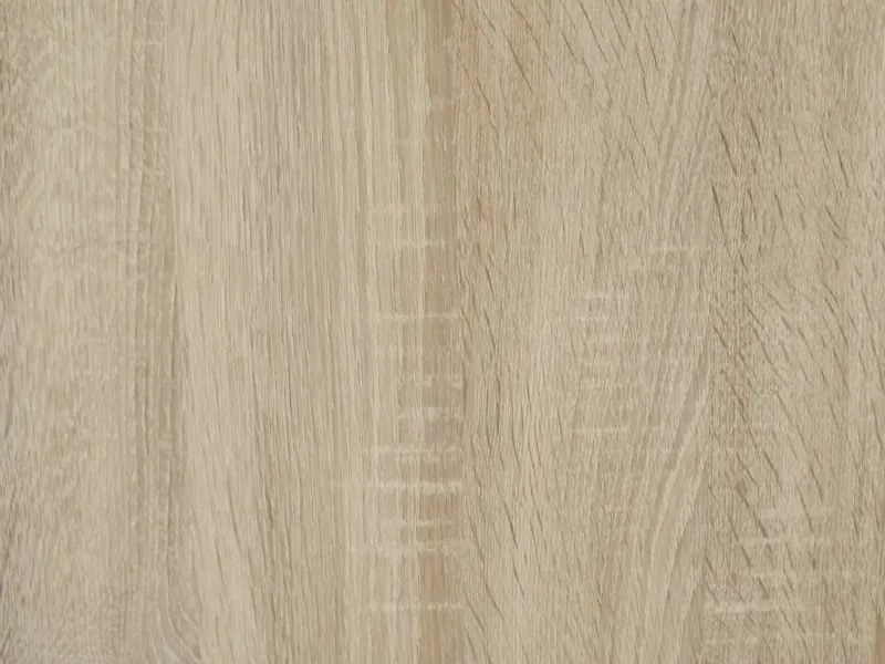 Nočný stolík/skrinka so 4 zásuvkami Smilla, výška 79 cm, dub sonoma