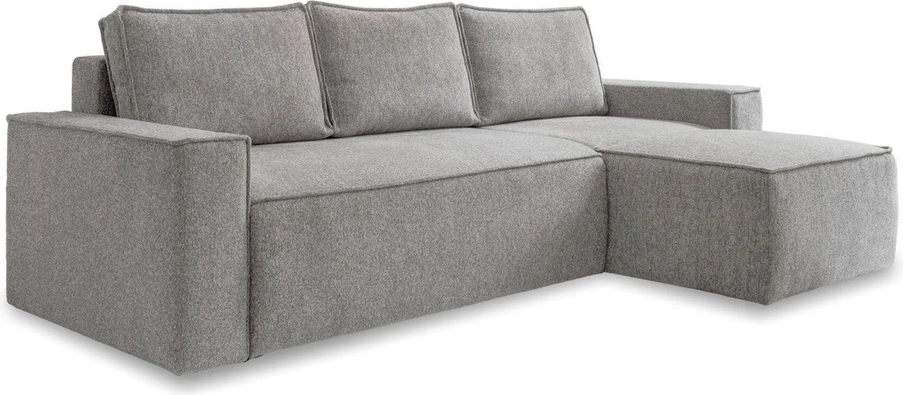 XXXLutz ROHOVÁ SEDAČKA, textil, sivá MID.YOU - Sedačky - 001454003602
