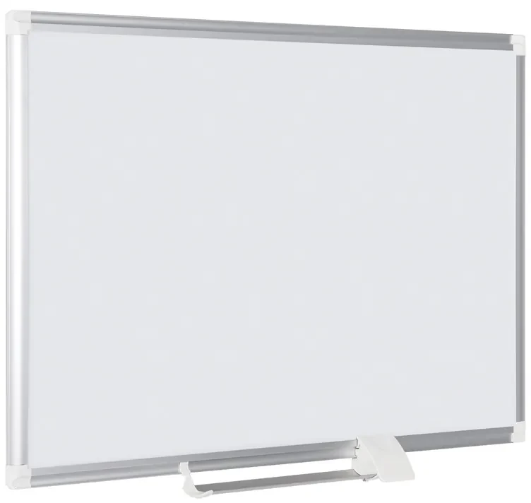 Bi-Office Biela popisovacia magnetická tabuľa na stenu LUX, 900 x 600 mm