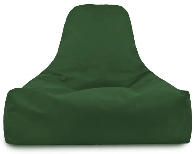 Kreslo Bali plyš tmavozelené