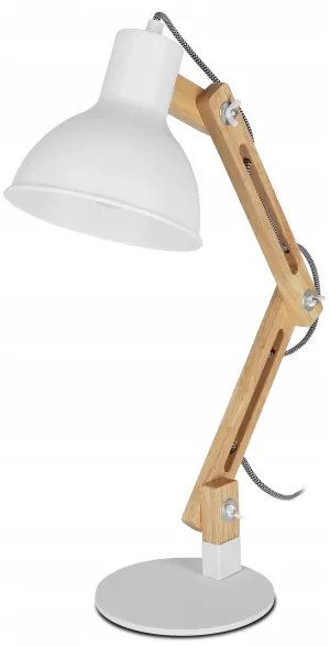 Stolová lampa 1xE27/40W/230V biela