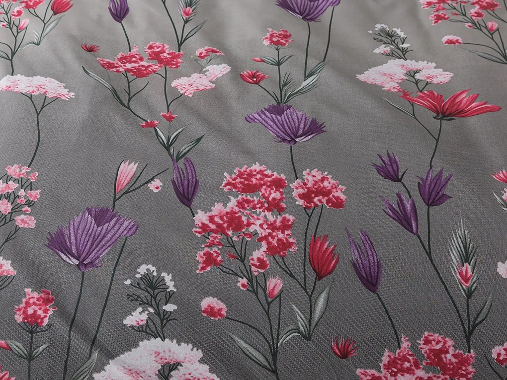 XPOSE® Predĺžené bavlnené Renforcé obliečky FLORA