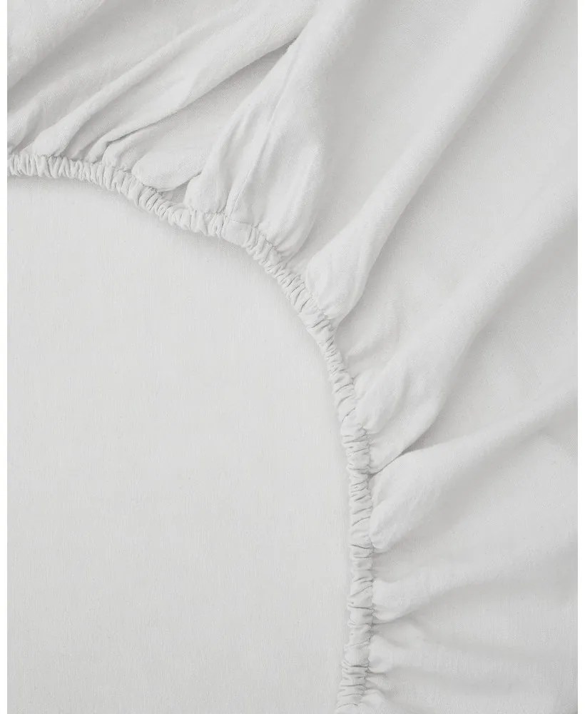Biela napínacia plachta z bavlneného perkálu 70x140 cm Fleno – Kave Home