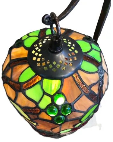 Dekoračná stolná Tiffany lampa GRAPE 45*Ø17