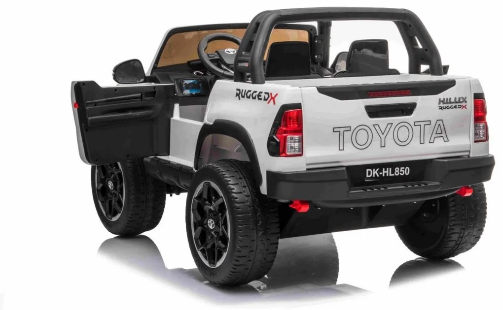 RAMIZ Elektrické autíčko - Toyota Hillux - nelakované - biele motor- 4 x 45W, - batéria 2 x 12V/7Ah - 2025