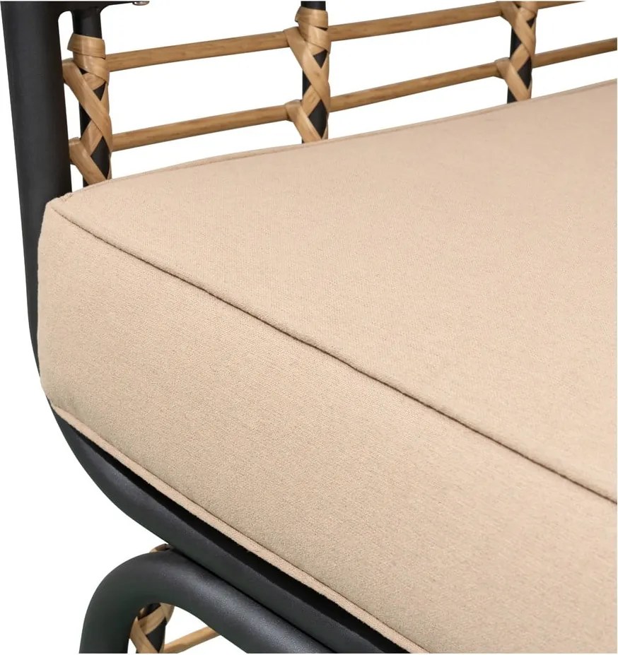 Béžové kovové záhradné kreslo Paros – Garden Pleasure