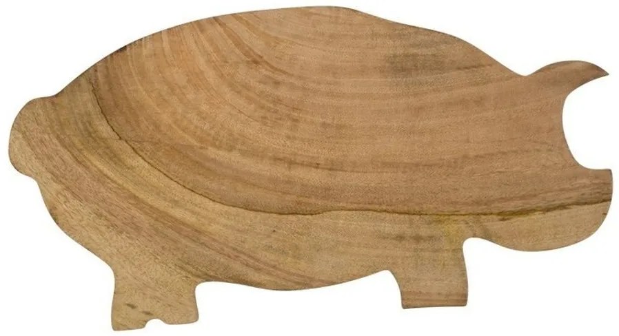 Drevené mangové doštička prasa - 44 * 24 * 2cm