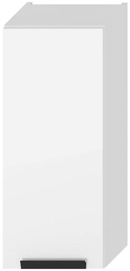 Kuchynská skrinka Denis w30 pl biely satén mat/biela