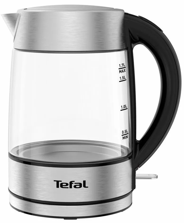 Tefal - Rýchlovarná kanvica GLASS 1,7 l  2200W/230V chróm