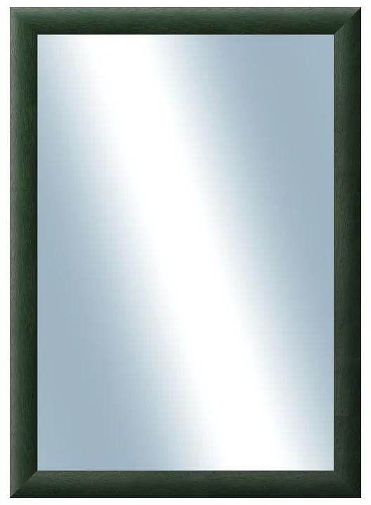 DANTIK - Zrkadlo v rámu, rozmer s rámom 50x70 cm z lišty LEDVINKA zelená (1443)