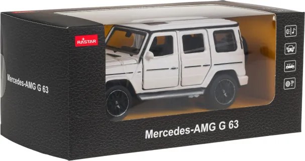 Model auta Mercedes-Benz AMG G63 RASTAR 1:32 biely
