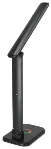 LED RGBW Stmievateľná stolná lampa NOBLITE LED/7W/5V 3000/4000/6500K čierna
