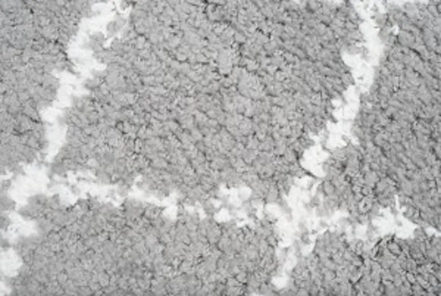 TA Koberec F128B TMAVO SIVÁ/KRÉMOVÁ BOHO Rozmer: 100x160 cm